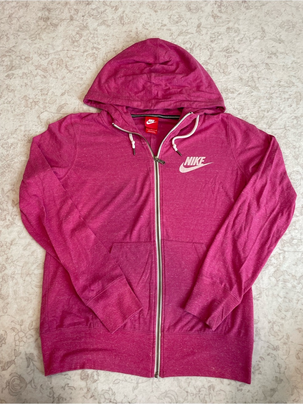 Nike Women's Magenta Zip-Up Hoodie Jacket